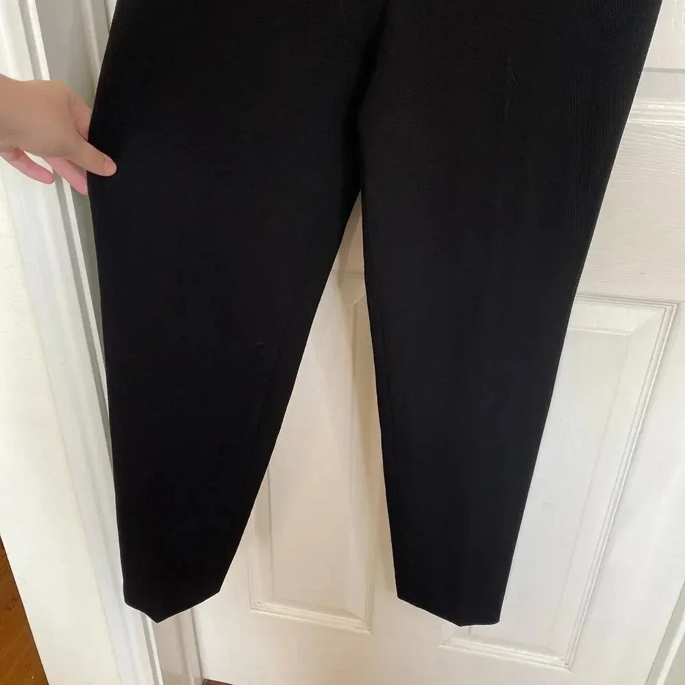 TORY BURCH Betsy Jumpsuit Beaded Black White Metallic Size Small Elegant Chic